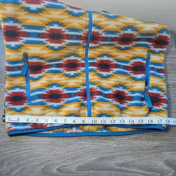 Patagonia Synchilla Fleece Vest Colorful Southwest Women's Size Medium - Picture 10 of 11